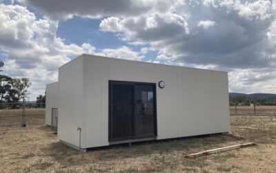Housing Pods hit the ground in Eugowra